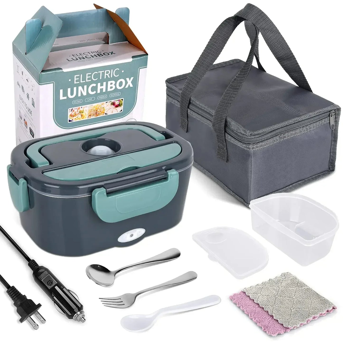 2-In-1 Electric Heating Lunch Box